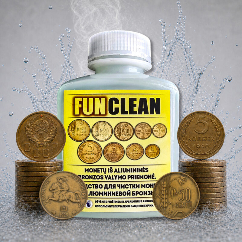 Puhastusvahend alumiiniumpronksile 280 ml. + messingist harja.